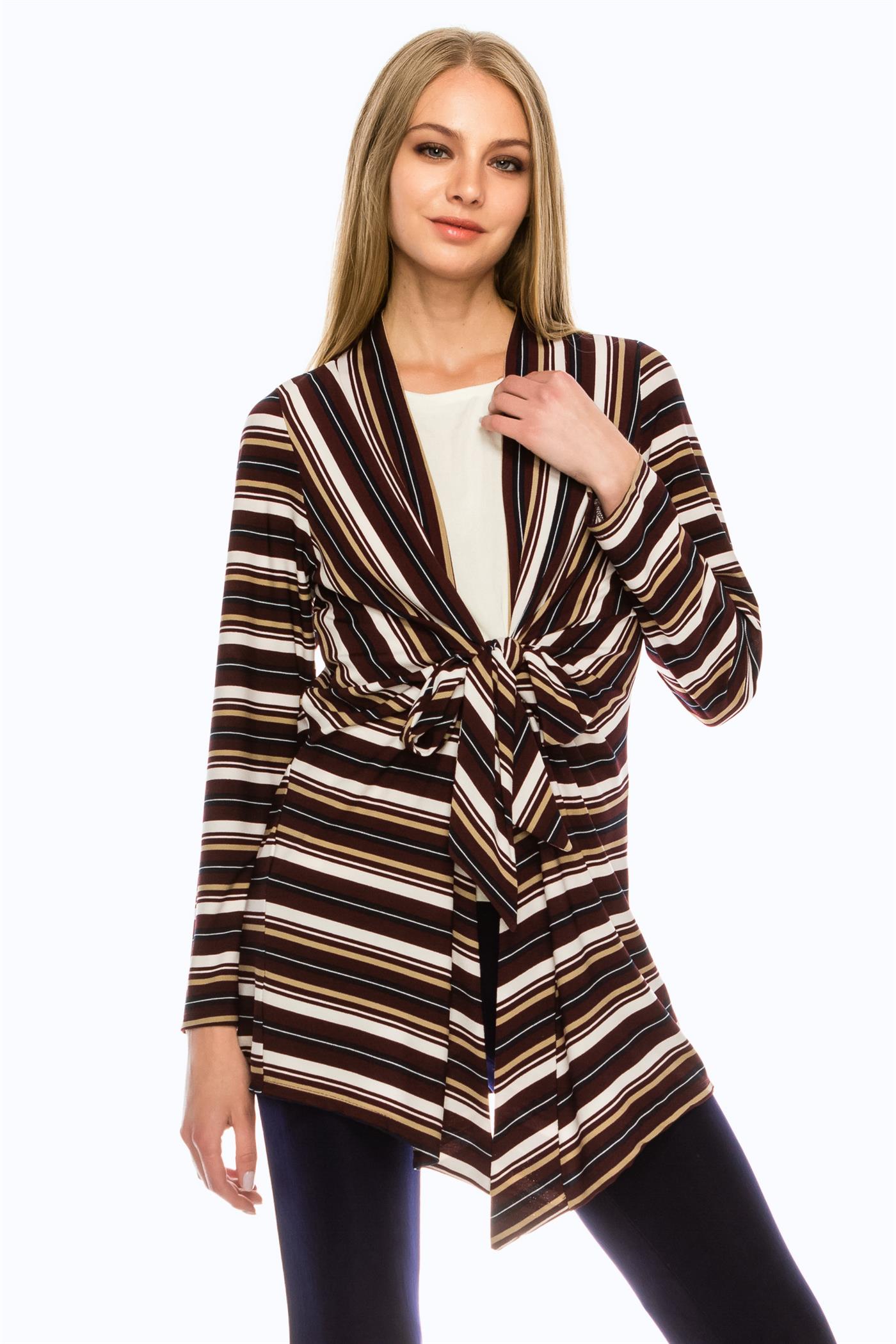 CP Long TIE Front Cardigan